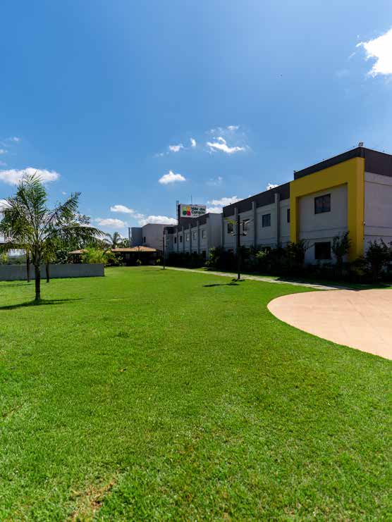 Área verde do hotel para day use
